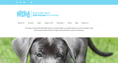 Desktop Screenshot of nantucketsafeharborforanimals.org